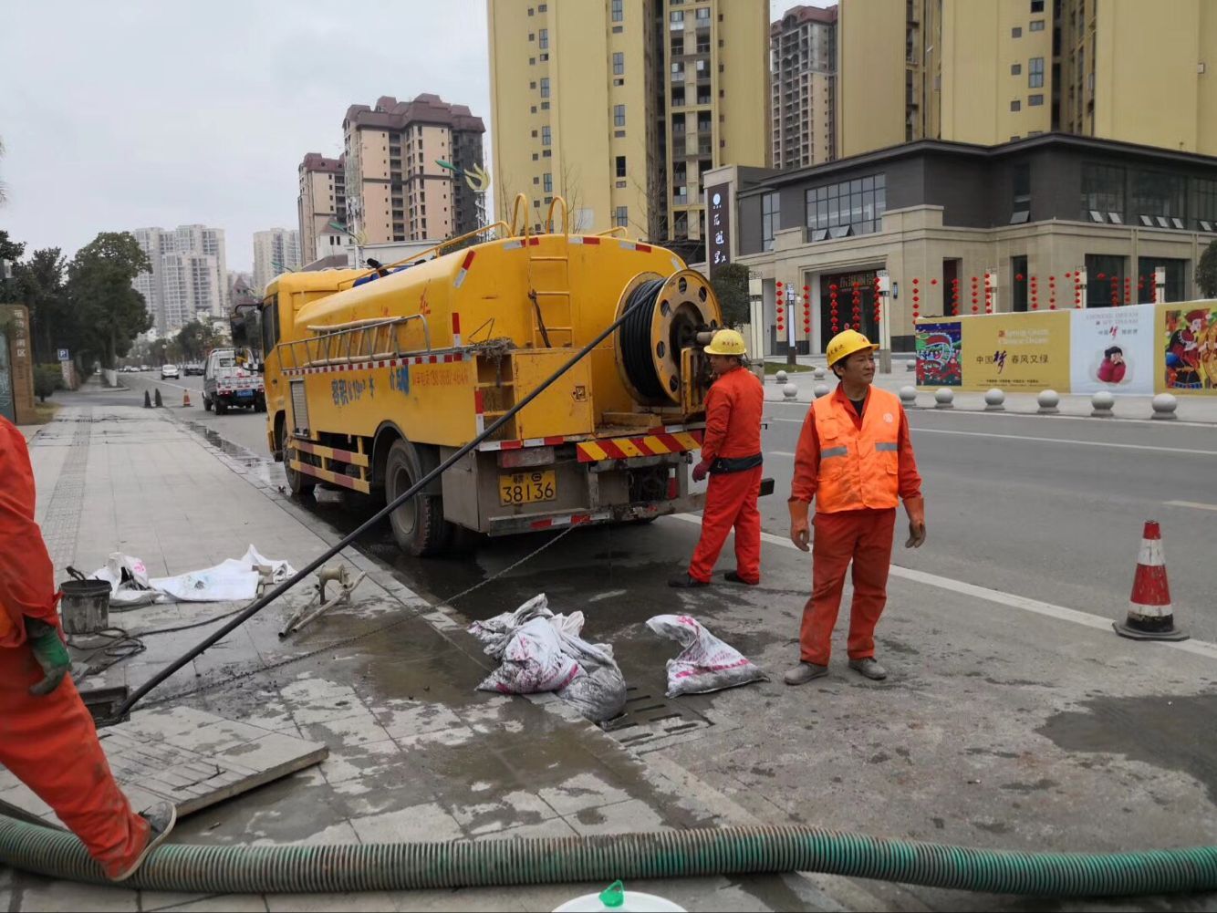 凤冈排污管道清淤-管道清洗
